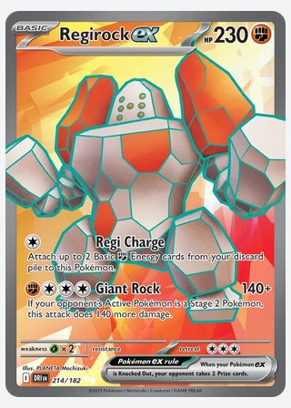 Regirock ex — catalogusbeeld