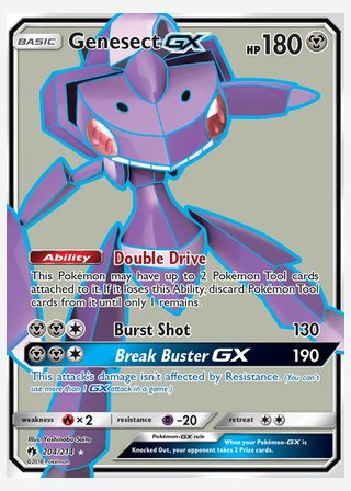 Genesect GX — catalogusbeeld