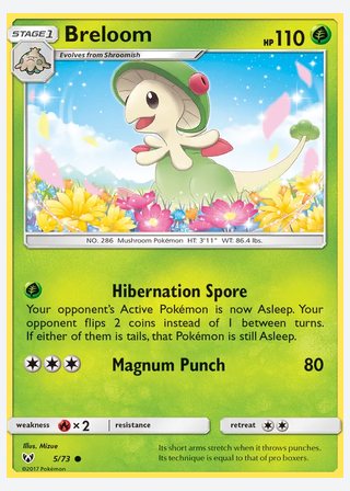 Breloom — catalogusbeeld