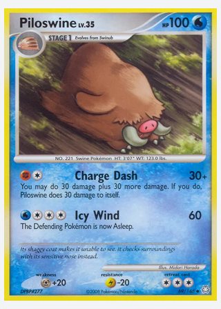 Piloswine — catalogusbeeld