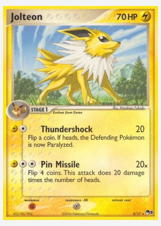 Jolteon — catalogusbeeld