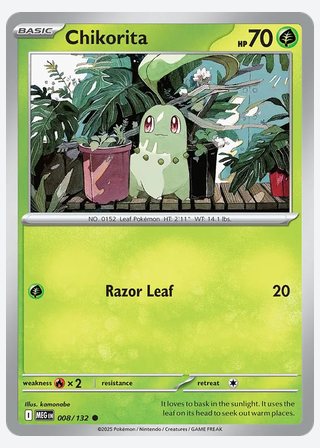 Chikorita — catalogusbeeld