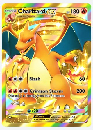 Charizard ex — catalogusbeeld