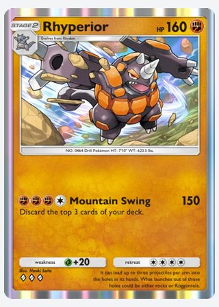 Rhyperior — catalogusbeeld