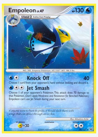 Empoleon — catalogusbeeld