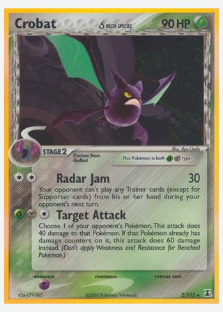 Crobat δ — catalogusbeeld