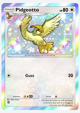 Pidgeotto — catalogusbeeld