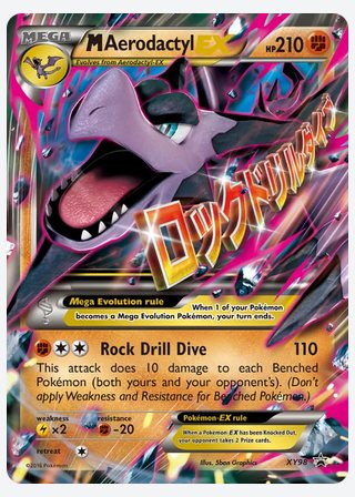 M Aerodactyl EX — catalogusbeeld