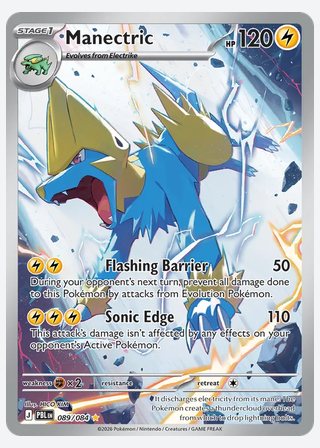 Manectric — catalogusbeeld