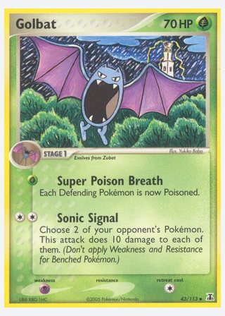 Golbat — catalogusbeeld