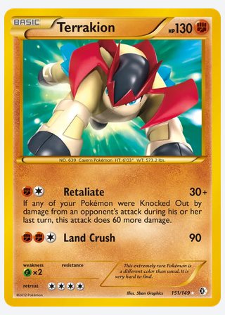 Terrakion — catalogusbeeld