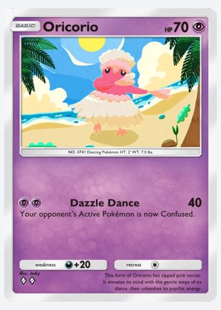 Oricorio — catalogusbeeld