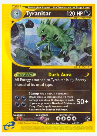 Tyranitar — catalogusbeeld