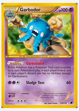Garbodor — catalogusbeeld