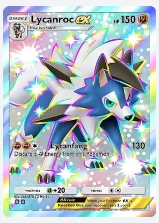 Lycanroc ex — catalogusbeeld