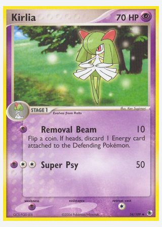 Kirlia — catalogusbeeld
