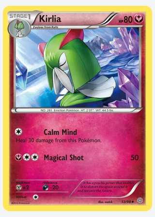 Kirlia — catalogusbeeld