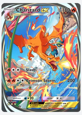 Charizard ex — catalogusbeeld