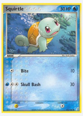 Squirtle — catalogusbeeld