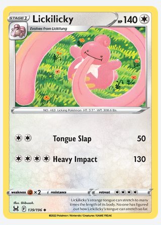 Lickilicky — catalogusbeeld