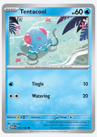 Tentacool — catalogusbeeld