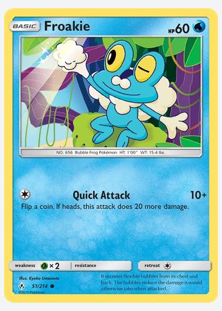 Froakie — catalogusbeeld