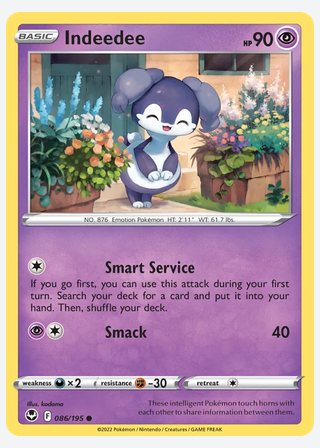 Indeedee — catalogusbeeld