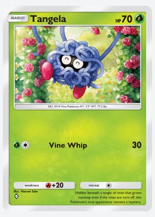 Tangela — catalogusbeeld