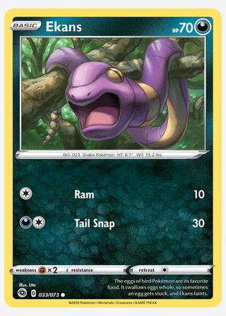 Ekans — catalogusbeeld
