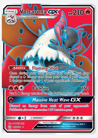 Volcarona GX — catalogusbeeld