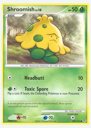 Shroomish — catalogusbeeld