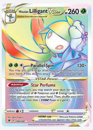 Hisuian Lilligant VSTAR — catalogusbeeld