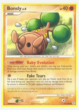 Bonsly — catalogusbeeld