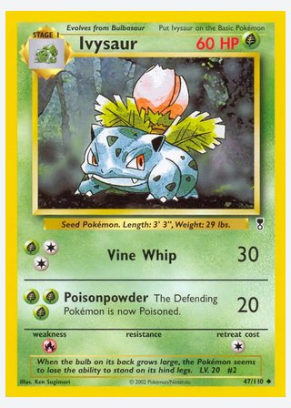 Ivysaur — catalogusbeeld
