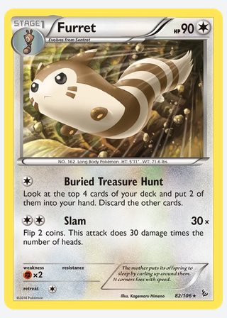 Furret — catalogusbeeld