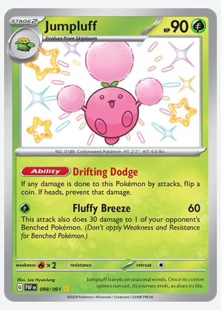 Jumpluff — catalogusbeeld