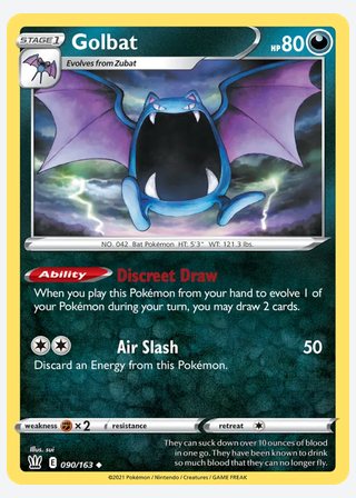 Golbat — catalogusbeeld