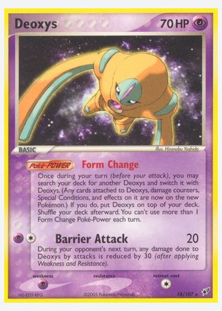 Deoxys — catalogusbeeld