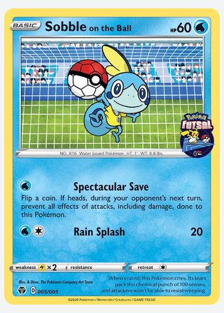 Sobble on the Ball — catalogusbeeld