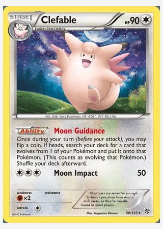 Clefable — catalogusbeeld