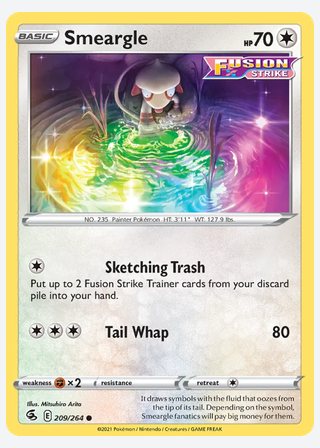 Smeargle — catalogusbeeld