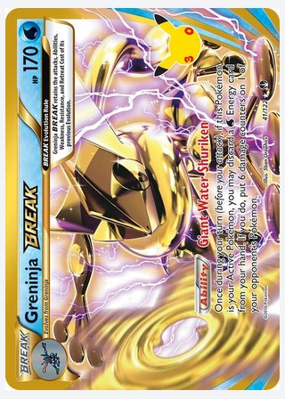 Greninja BREAK — catalogusbeeld