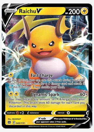 Raichu V — catalogusbeeld