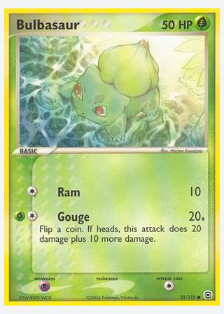Bulbasaur — catalogusbeeld
