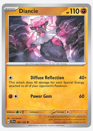 Diancie — catalogusbeeld