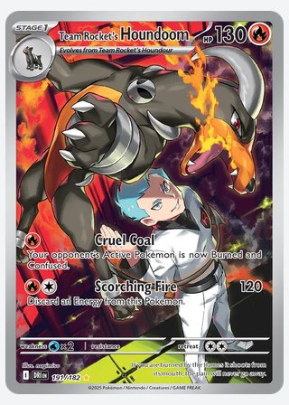 Team Rocket's Houndoom — catalogusbeeld