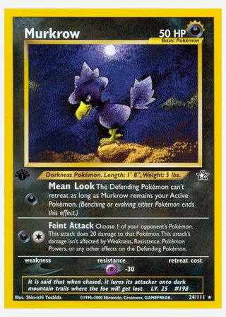 Murkrow — catalogusbeeld
