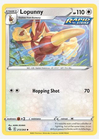 Lopunny — catalogusbeeld