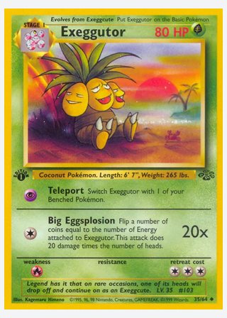 Exeggutor — catalogusbeeld