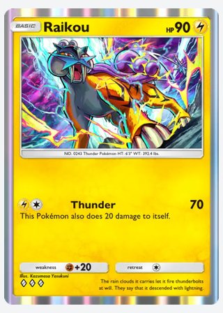 Raikou — catalogusbeeld